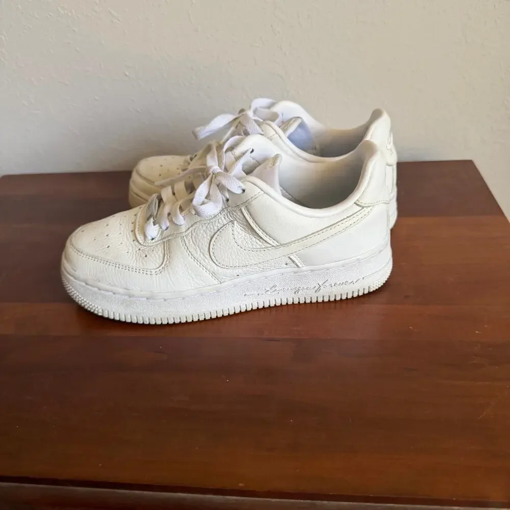 Nike Air Force 1 SE “Certified Lover Boy” Drake Collab All White Leather Boys 4